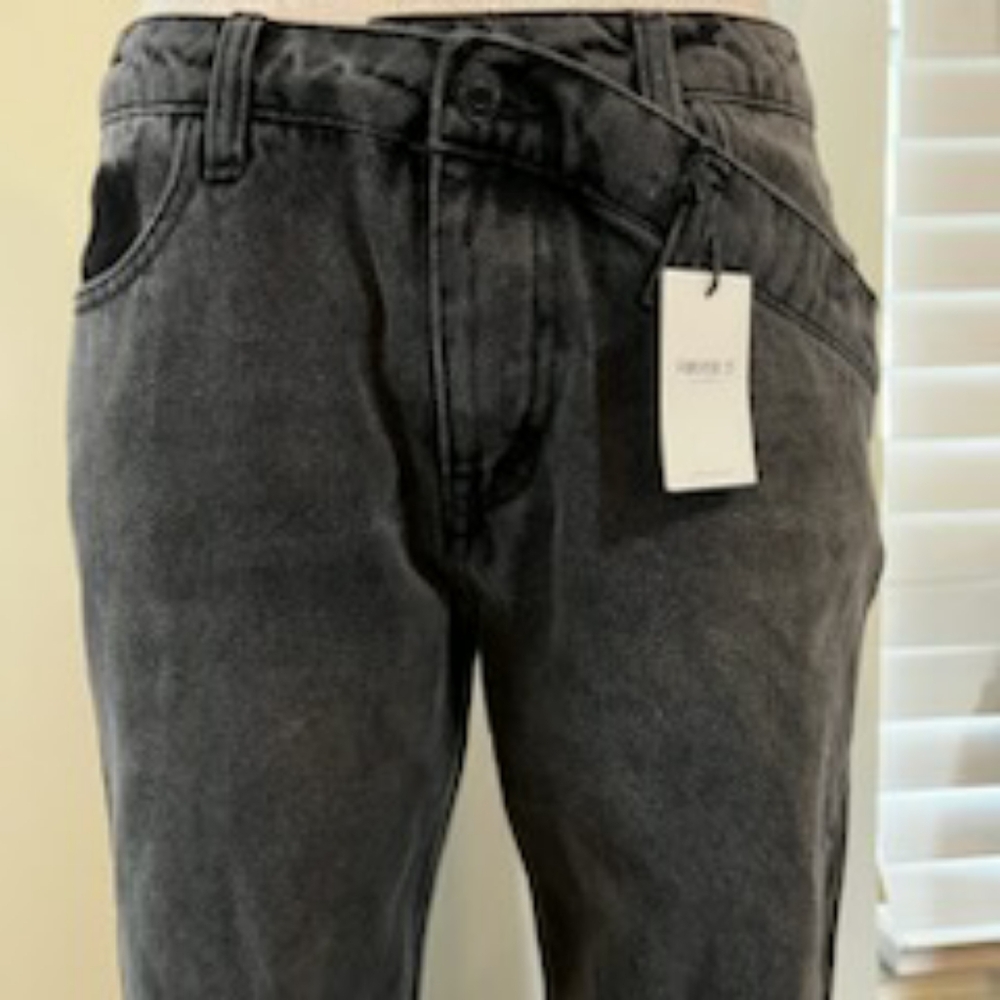 Forever 21 Unisex Crisscross Waist 90s Fit Jeans9 - Picture 6 of 15